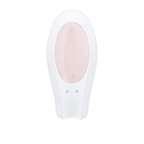 Смарт-вибратор для пар Satisfyer Double Joy White с широким клиторальным стимулятором
