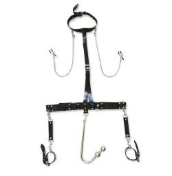 Бондажный набор с металлическим анальным крюком №3 Art of Sex Bridget Bondage set with anal hook №3