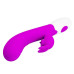 Вибромассажер серии Pretty Love - CERBERUS RABBIT VIBRATOR, 20.6 см