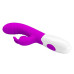 Вибромассажер серии Pretty Love - CERBERUS RABBIT VIBRATOR, 20.6 см