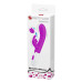 Вибромассажер серии Pretty Love - CERBERUS RABBIT VIBRATOR, 20.6 см