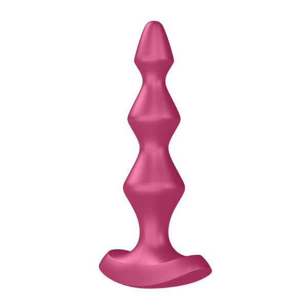 Анальный стимулятор-бусины с двумя моторами Satisfyer Lolli-Plug 1 (Berry)