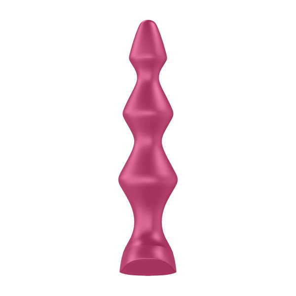 Анальный стимулятор-бусины с двумя моторами Satisfyer Lolli-Plug 1 (Berry)