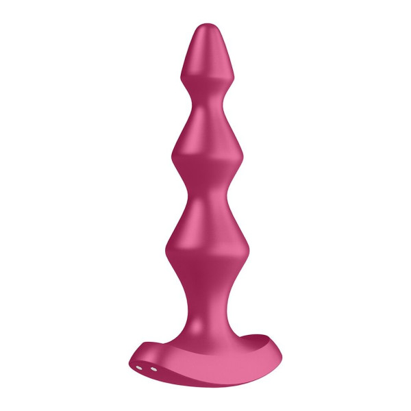 Анальный стимулятор-бусины с двумя моторами Satisfyer Lolli-Plug 1 (Berry)