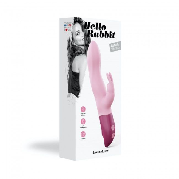 Вибратор-кролик Love To Love Hello Rabbit Rose
