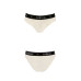 Трусики с широкой резинкой и кружевом Passion PS001 PANTIES ecru, размер L