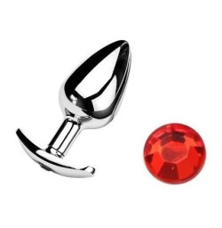 Анальная пробка якорь с кристаллом RED, размер S,