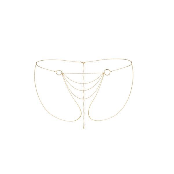 Цепочка трусики Bijoux Indiscrets Magnifique Bikini Chain - Gold