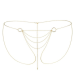 Цепочка трусики Bijoux Indiscrets Magnifique Bikini Chain - Gold