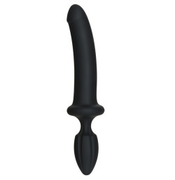Анальный плаг с дилдо Doc Johnson Kink - Dual Density SECONDSKYN Fuck Plug - Black
