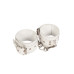 Оковы Leather Restraints Leg Cuffs, white