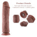 Силиконовый фаллоимитатор для секс-машин Hismith 11? Silicone Dildo, система KlicLok