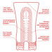 Мастурбатор Tenga US Soft Tube Cup, мягкая подушечка большая, сдавливаемая