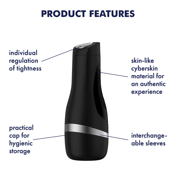 Вагина-мастурбатор Satisfyer Men Classic Silver