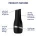 Вагина-мастурбатор Satisfyer Men Classic Silver