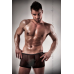 Прозрачные мужские шортики Passion SHORT black S/M