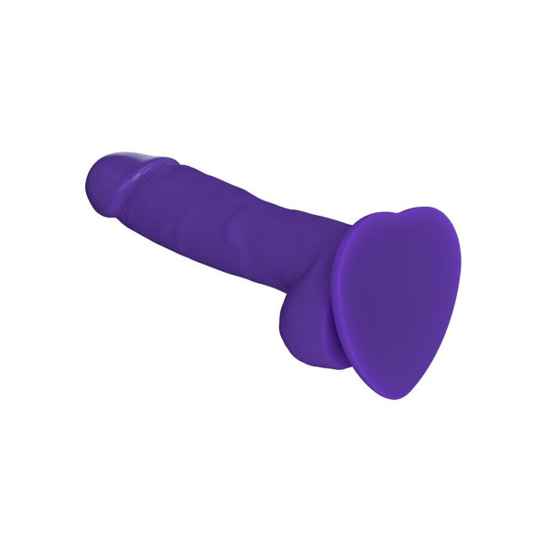 Реалистичный фаллоимитатор Strap-On-Me SOFT REALISTIC DILDO Violet - размер S