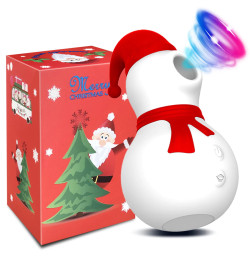 Вакуумный стимулятор клитора Snowman с 10 режимами сосания, 9.6 см