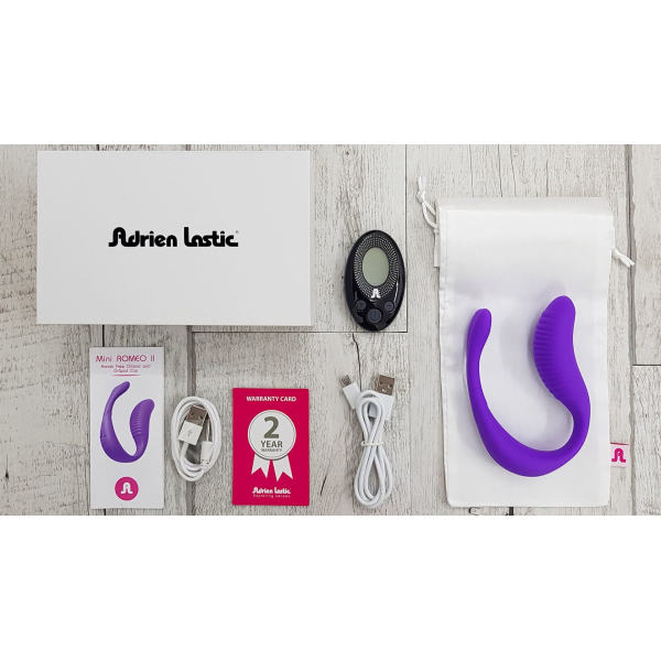 Вибратор для пар Adrien Lastic Mini Romeo II с пультом