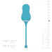 Виброяйцо Cala Azul - Elena Vibrating Egg With Remote Control