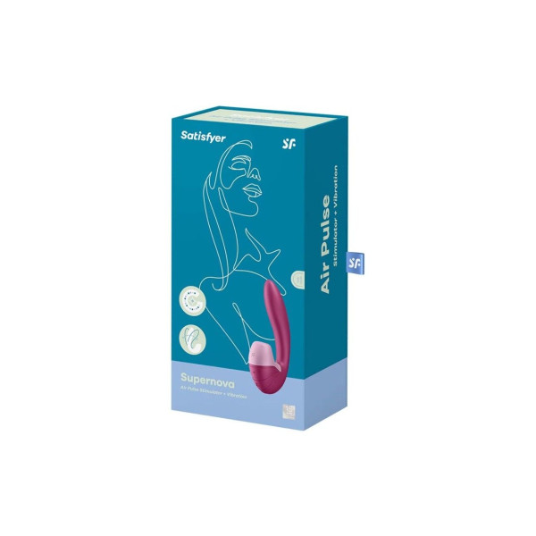 Вакуумный вибратор Satisfyer Supernova Berry, 2 положения ствола