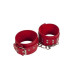 Оковы Leather Restraints Leg Cuffs, red