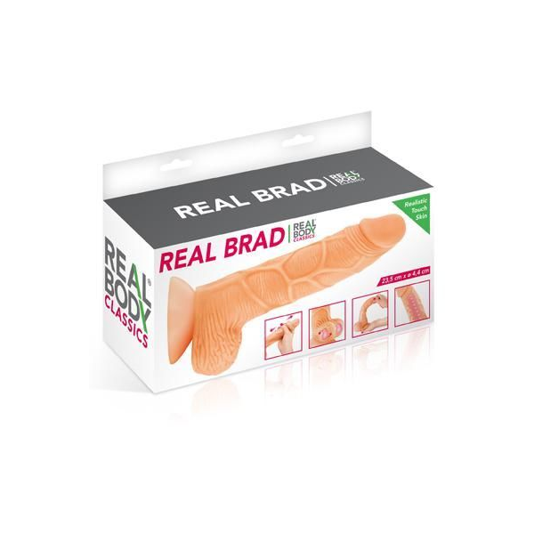 Фаллоимитатор с подвижной крайней плотью Real Body