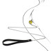 Металлическая анальная пробка Art of Sex Metal Anal Plug with Leash  size L с поводком
