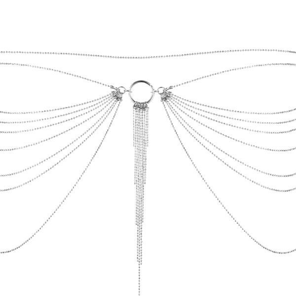 Цепочка трусики или лиф Bijoux Indiscrets Magnifique Waist Chain - silver