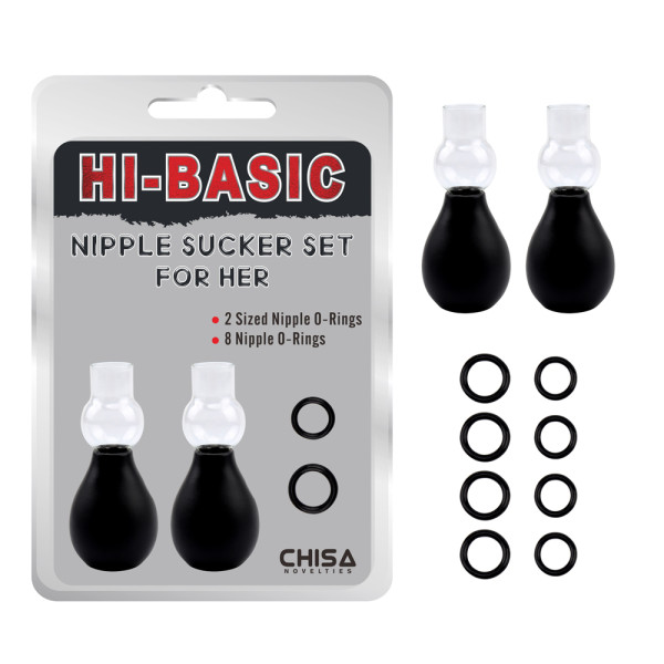 Вакуумные массажеры для сосков CHISA HI-BASIC - Nipple Sucker Set for Her