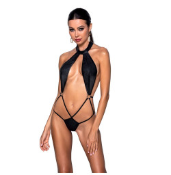 Боди-халтер из экокожи Passion JANNIES BODY L/XL black