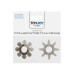 Набор из 2 шт колец на пенис Toy Joy - Power Stretchy Rings 2pcs Grey