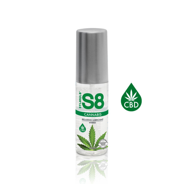 Гибридный лубрикант Stimul8 Cannabis Hybrid Lube, 125 мл