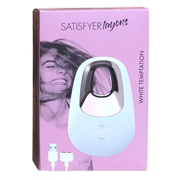 Мощный вибратор Satisfyer Lay-On - White Temptation