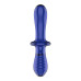 Стеклянный дилдо Satisfyer Double Crystal (light blue)
