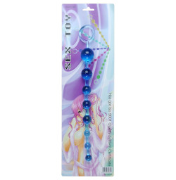 Анальные бусы Jelly Anal Beads BLUE,