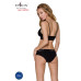 Эластичный топ с кружевом Passion PS001 TOP black, размер S