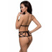 Откровенное боди с элементами стреп JADE BODY black XXL/XXXL