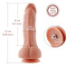 Ультрареалистичный фаллоимитатор для секс-машин Hismith 8.3? 2-layers Silicone Flesh Dildo, двухслой