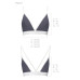 Спортивный топ с двойными бретелями Passion PS007 TOP dark grey, размер M