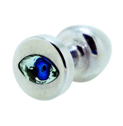 Анальная пробка Diogol Anni R Eye Silver с кристаллом Swarovsky