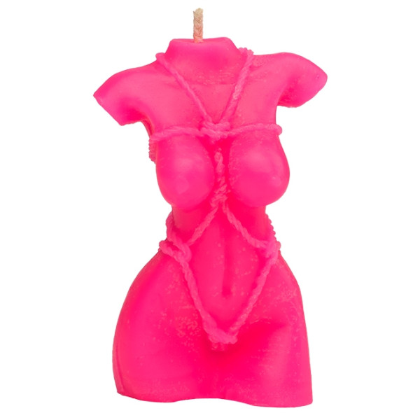 Свеча LOVE FLAME - Shibari II Pink Fluor