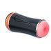 Мастурбатор с двумя входами FOXSHOW Vibrating Masturbation Cup USB 10 function + Interactive Function Black