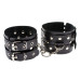 Оковы Leather Double Fix Leg Cuffs, black