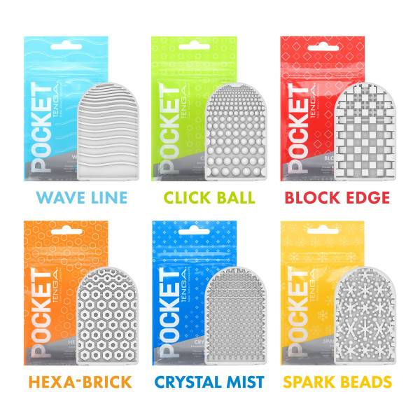 Мастурбатор TENGA Pocket Hexa-Brick
