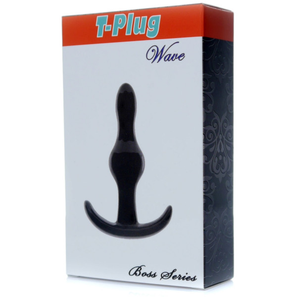 Анальный плаг Boss Series - T Plug Wave Black