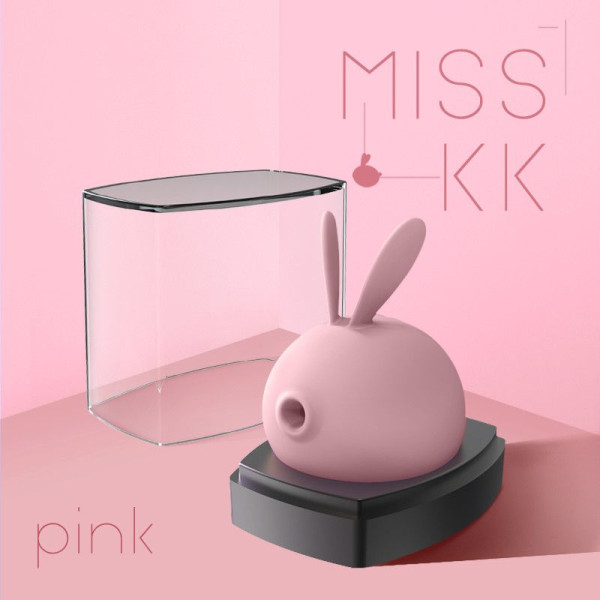 Вакуумный клиторальный стимулятор с вибрацией KissToy Miss KK Pink