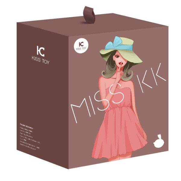 Вакуумный клиторальный стимулятор с вибрацией KissToy Miss KK Pink