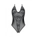 Боди Passion Ursula Body black L/XL, с ажурным декором и открытым шагом