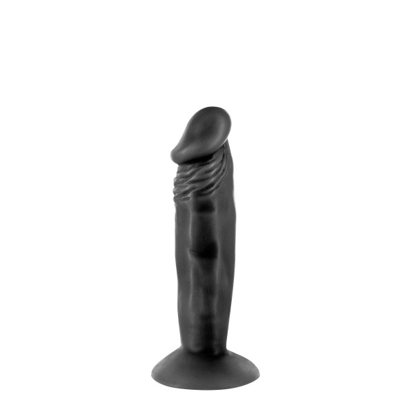 Фаллоимитатор с присоской Real Body - Real Zack Black, TPE, диаметр 3,7 см